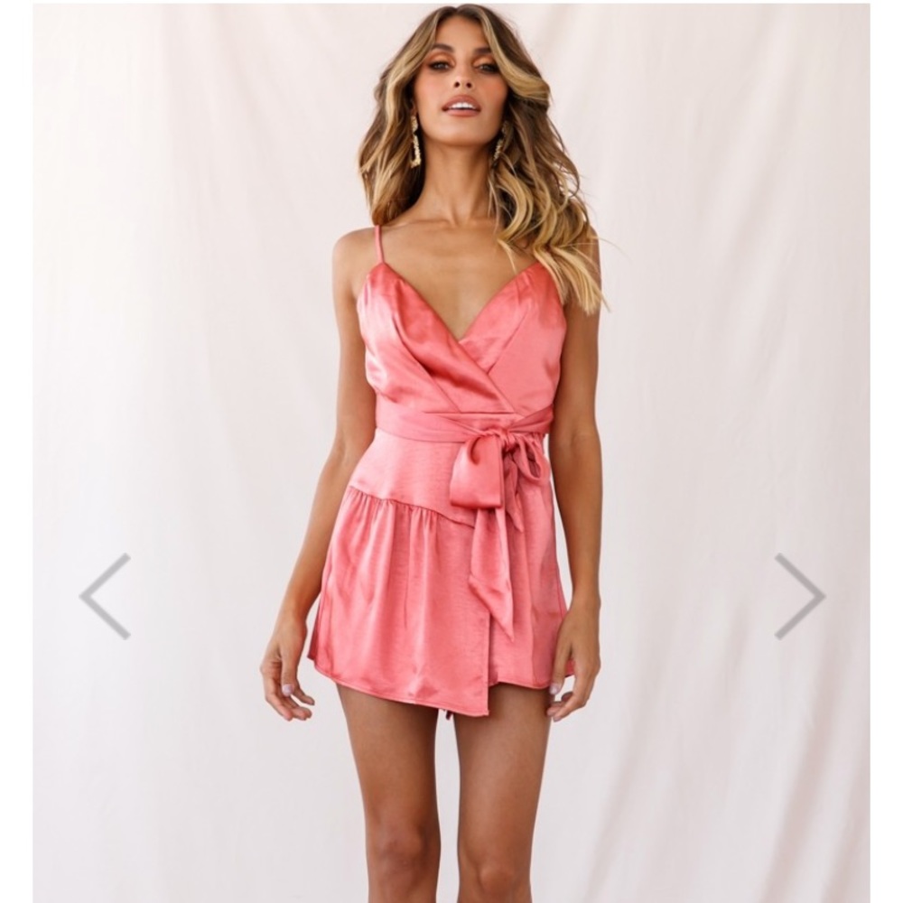 Aretha Wrap Front Romper